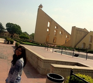 Inside Jantar Mantar.